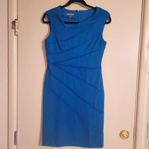 Roz & Ali Womens Blue Dress, Size 6